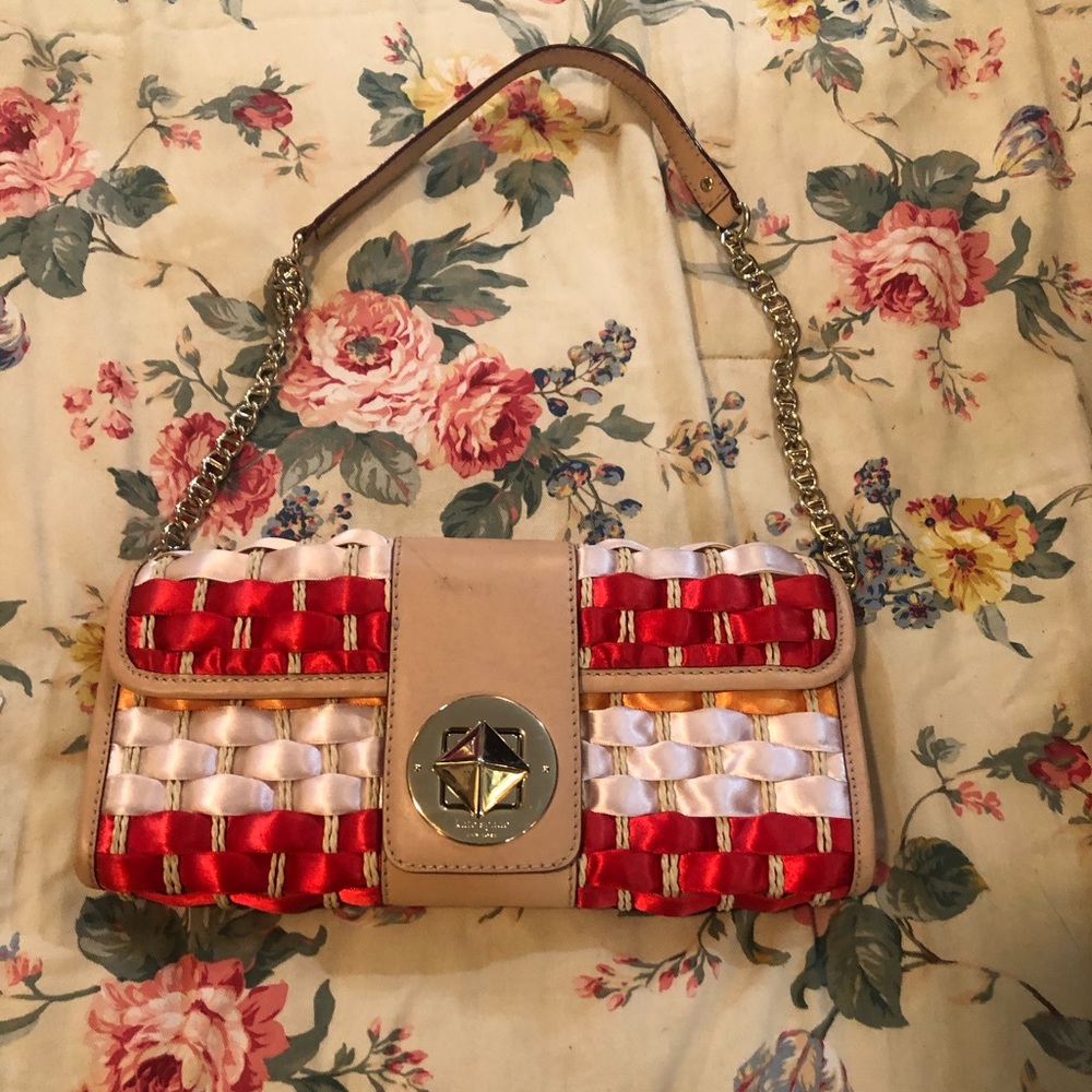 Sold! Kate spade rare vintage woven shoulder bag
